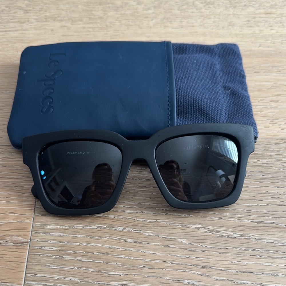 Le Specs Black Sunglasses